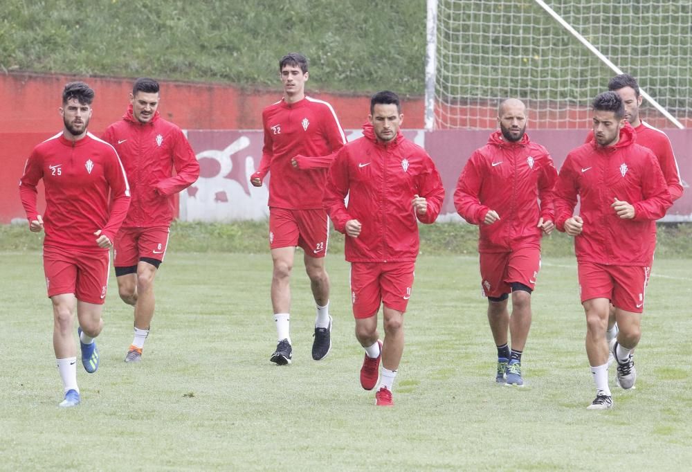 Entrenamiento del Sporting