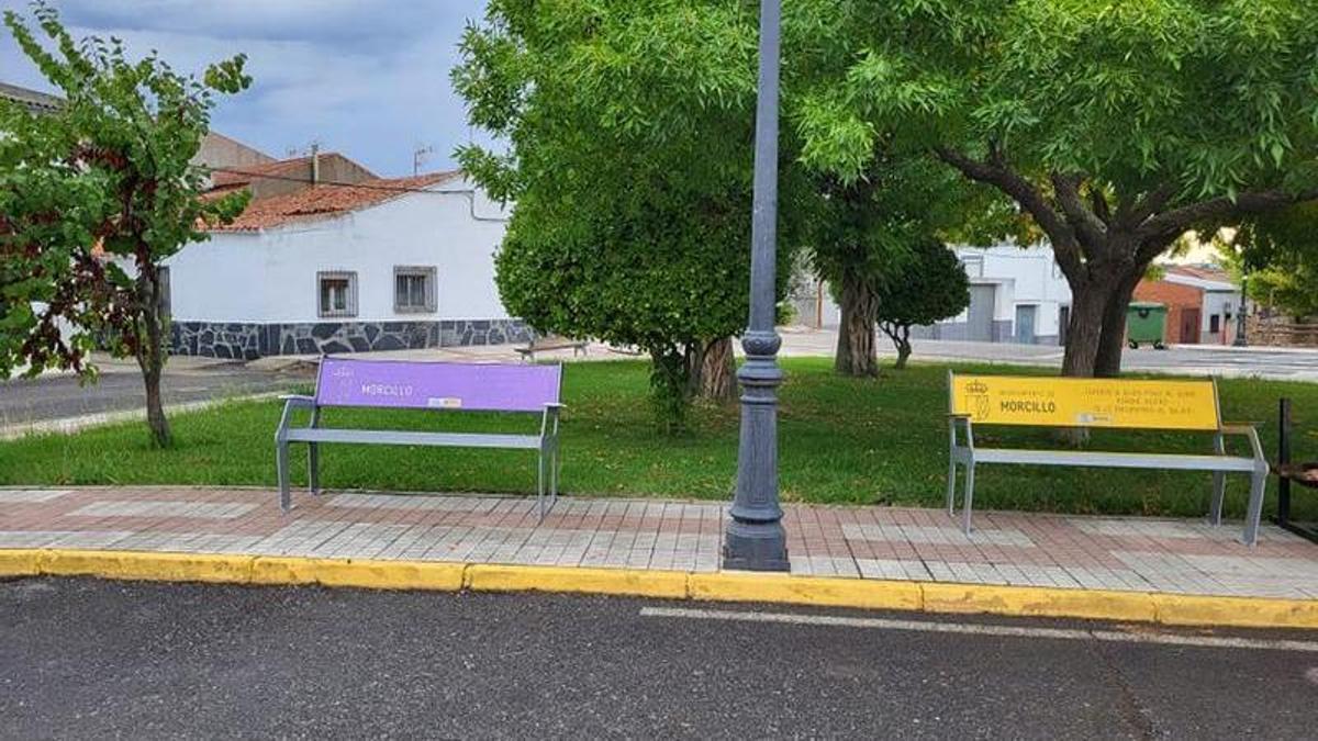 Una calle principal de Morcillo.