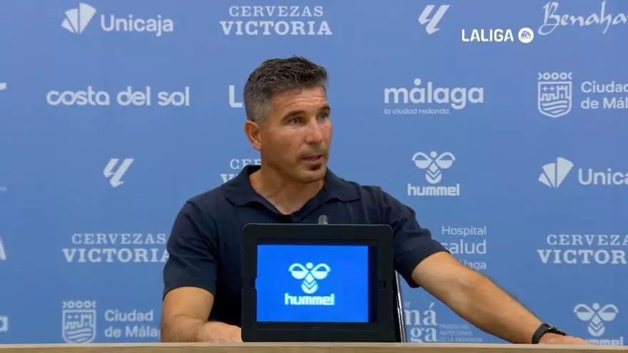 Juanfran Funes, técnico del Málaga CF: "El equipo ha tenido personalidad, con idea de lo queremos hacer!