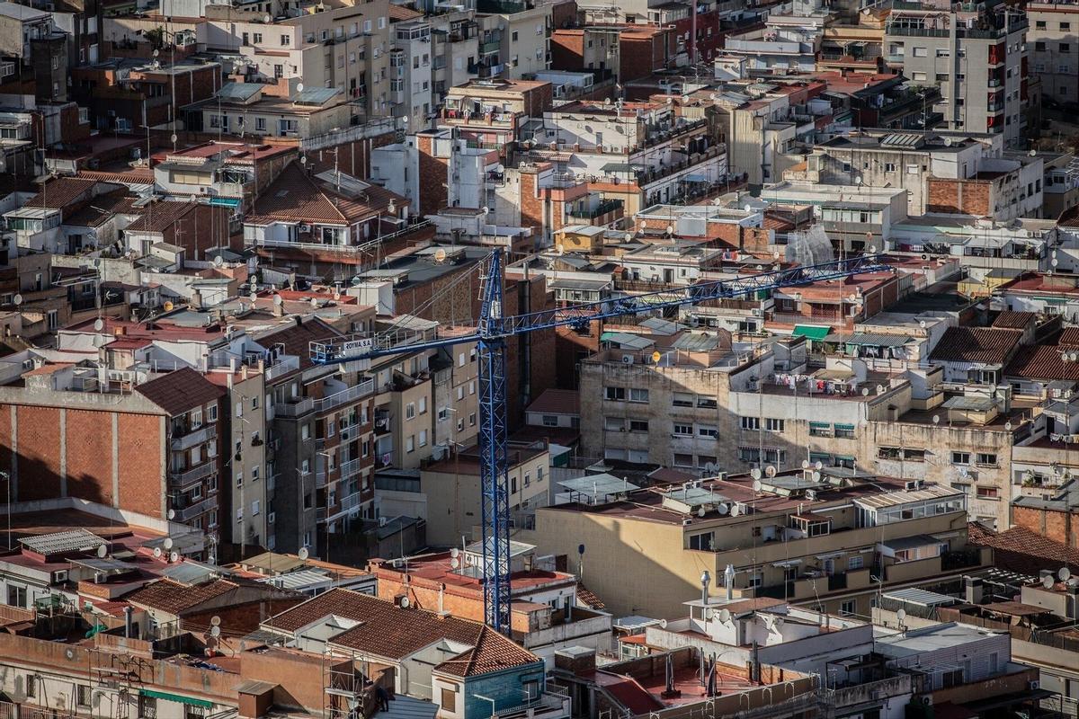 Panoràmica de la ciutat de Barcelona.