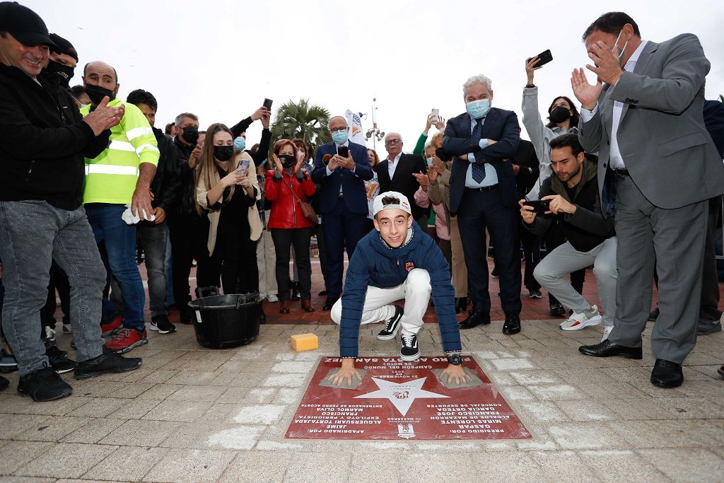 Pedro acosta en el Puerto de Mazarrón