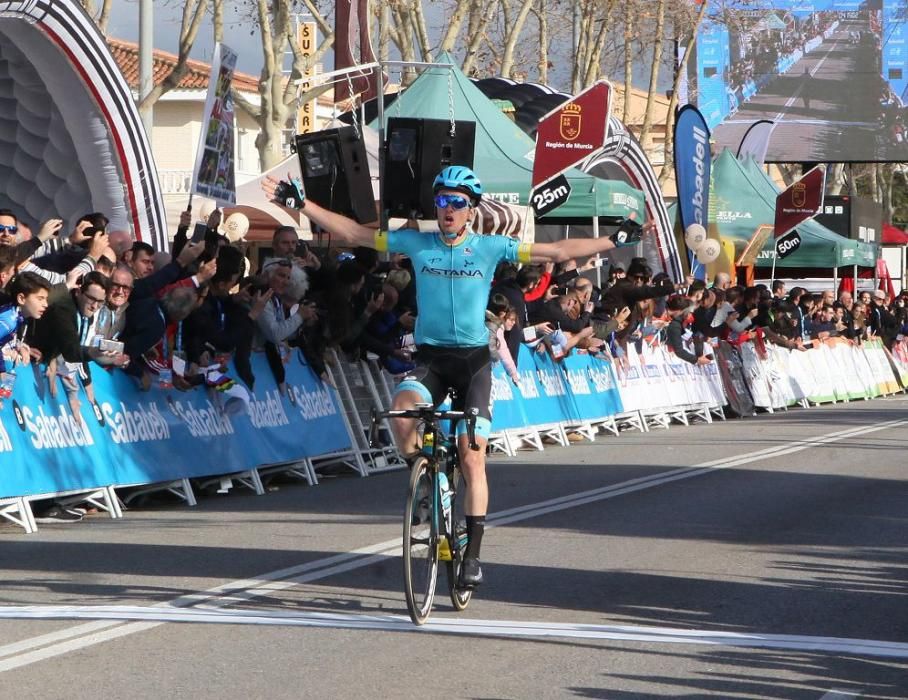 Llegada de la Vuelta a Murcia-Gran Premio Sabadell en San Javier