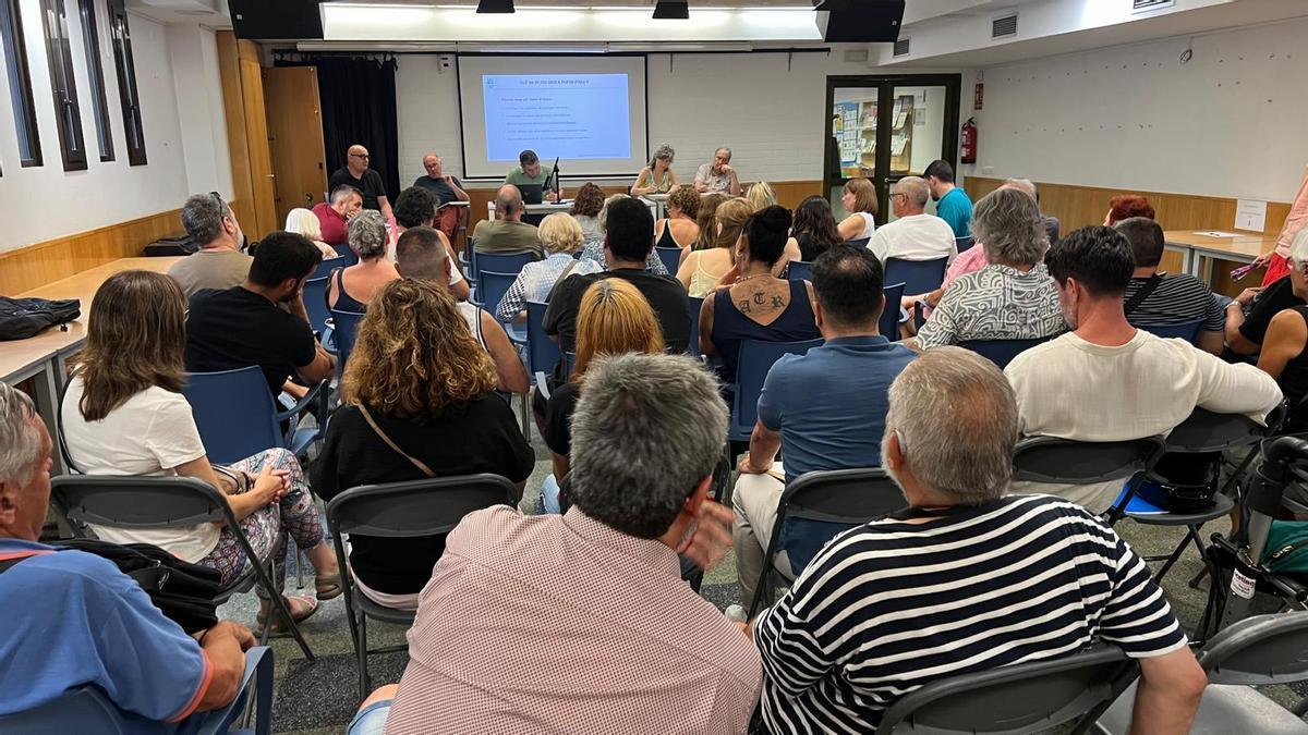 Un moment de l'assemblea d'aquest dimarts.