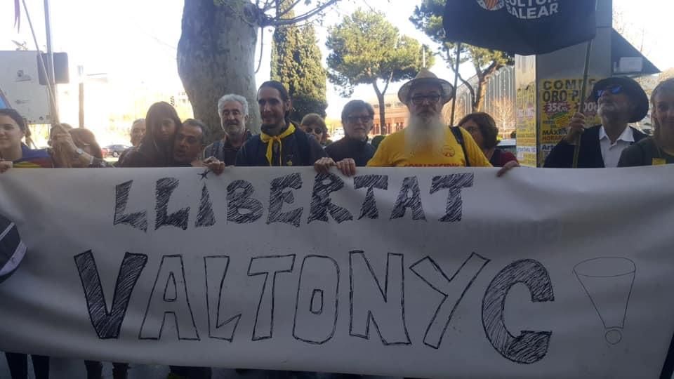 Mallorquines en la manifestación independentista de Madrid