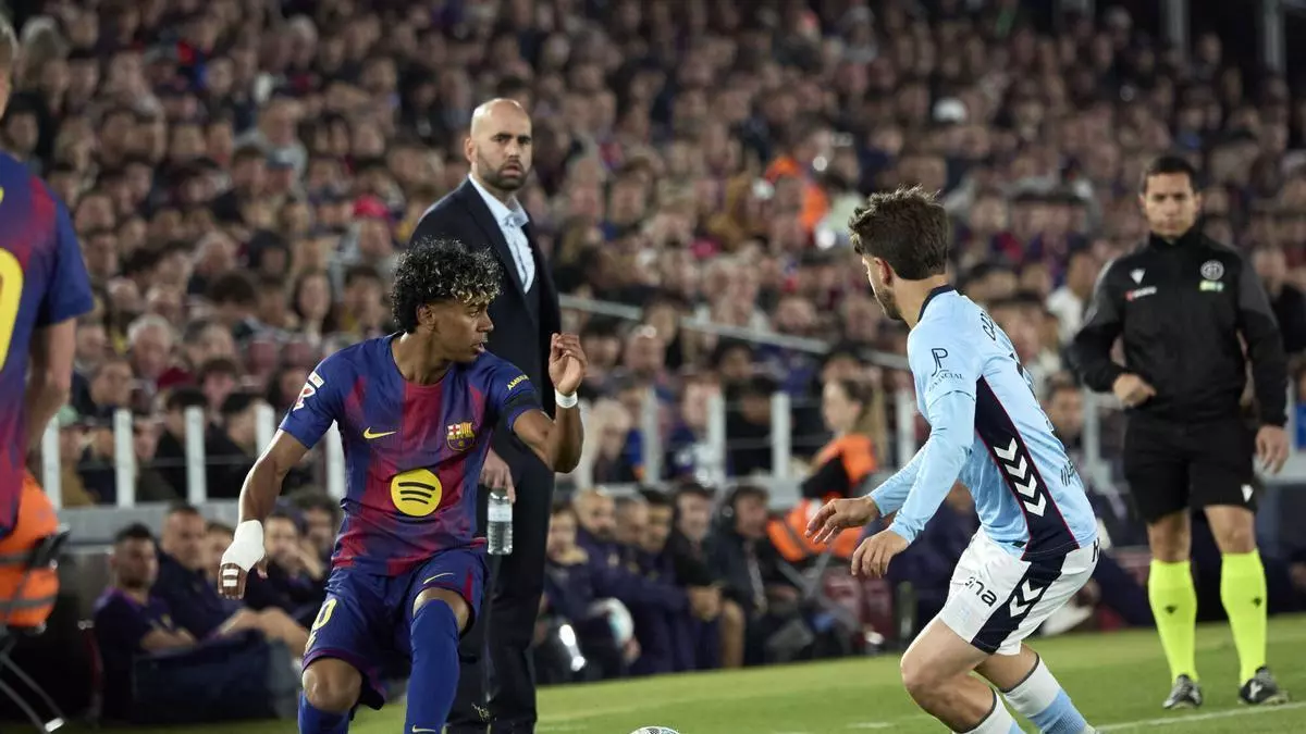 La lesión de Lamine angustia a un Barça que tiene la Liga cada vez más cerca