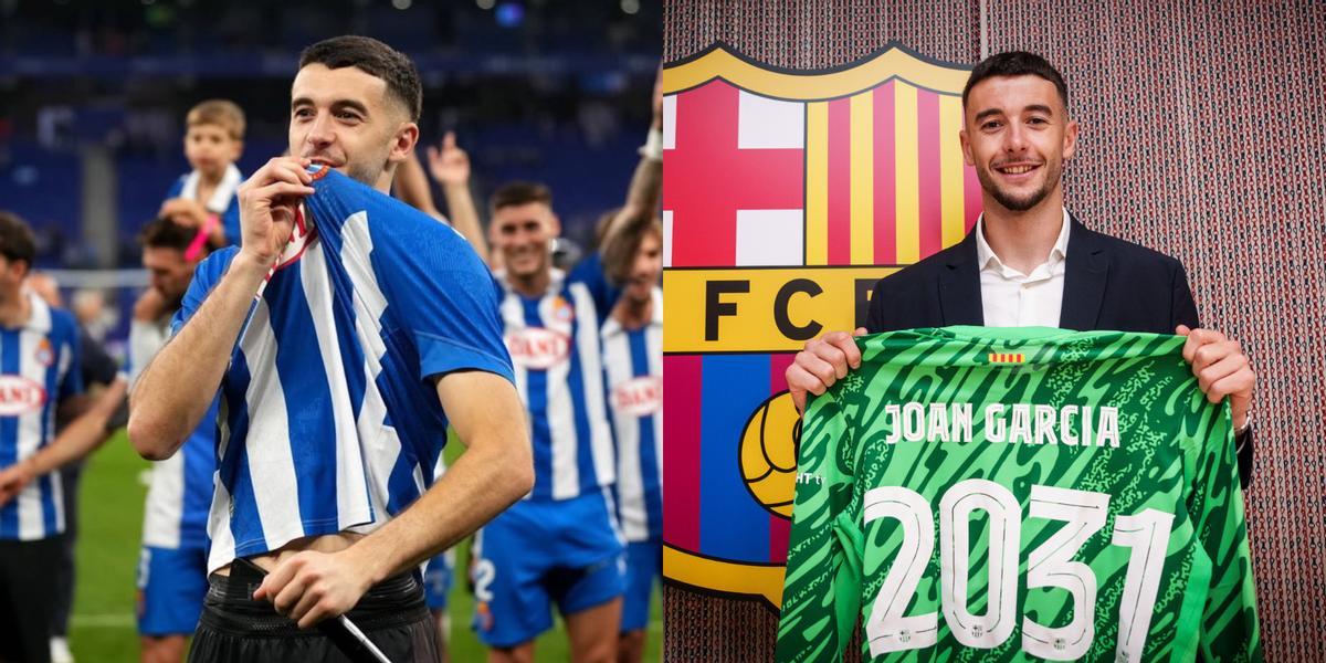 Joan García se marchó del Espanyol al Barça