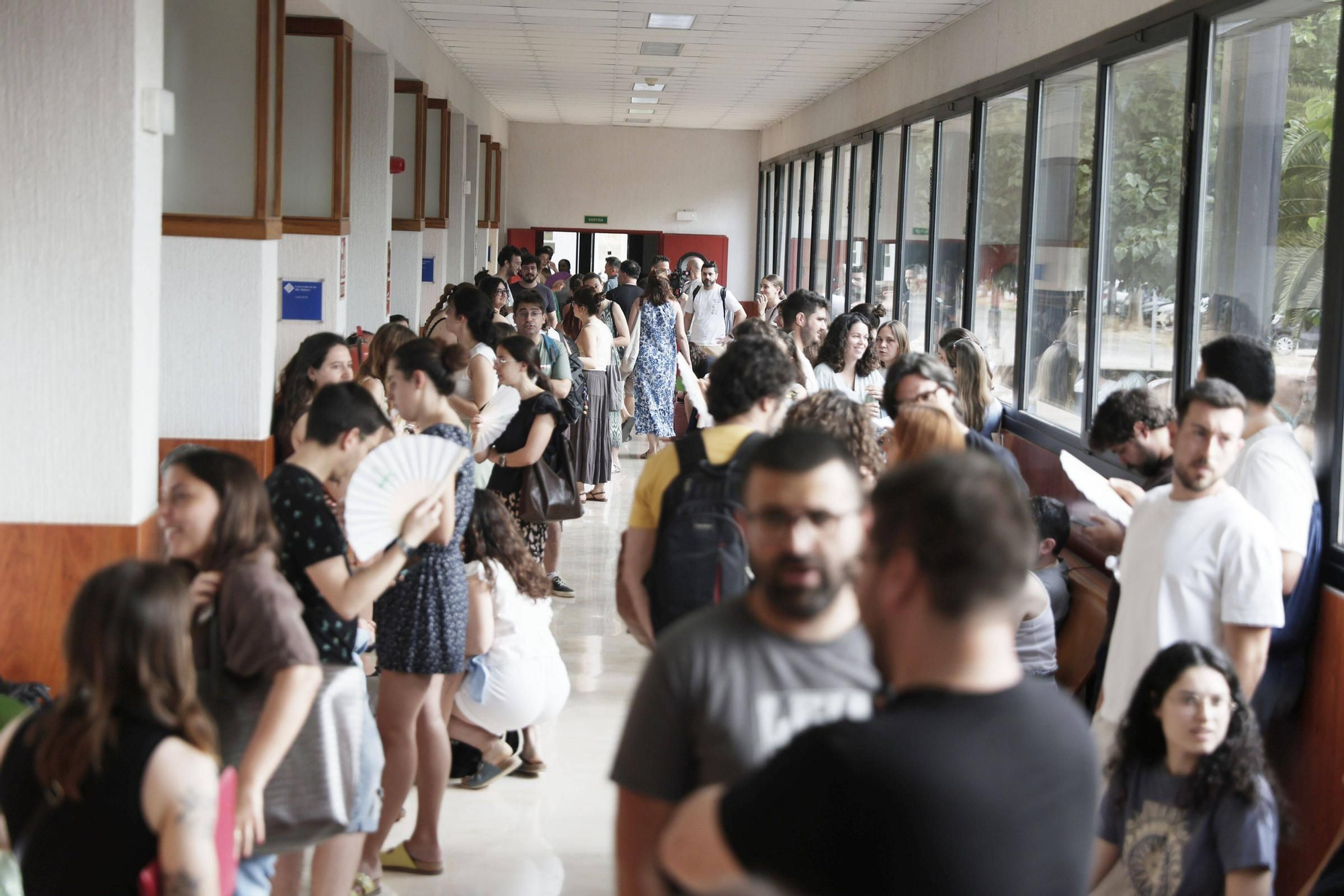 Empiezan las oposiciones a docentes en el edificio Guillem Cifre de Colonya de la UIB