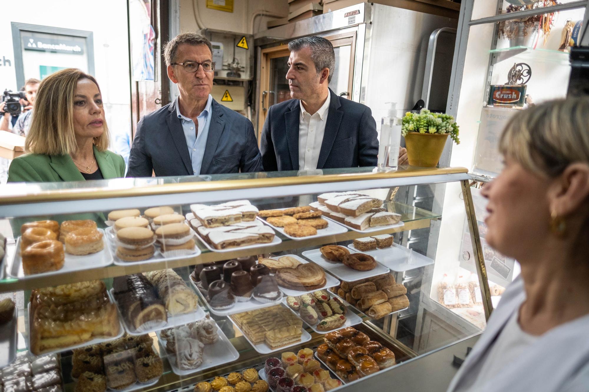 Alberto Núñez Feijóo visita La Laguna