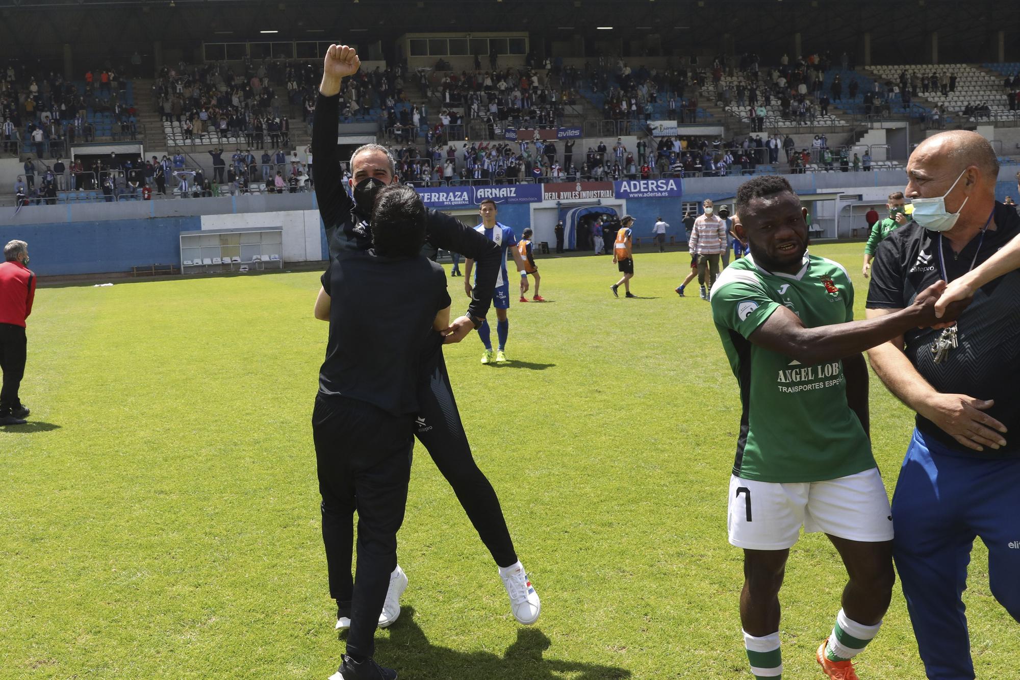 La celebración del Real Avilés, en imágenes