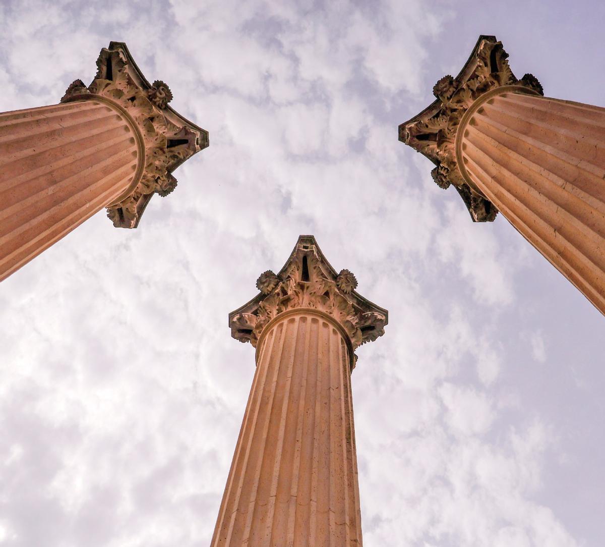 Columnas del Templo Romano de Córdoba.