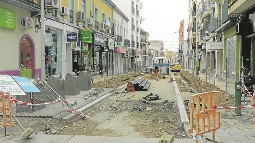 La obra de la plaza de Extremadura en Don Benito obliga a ampliar los cortes de tráfico