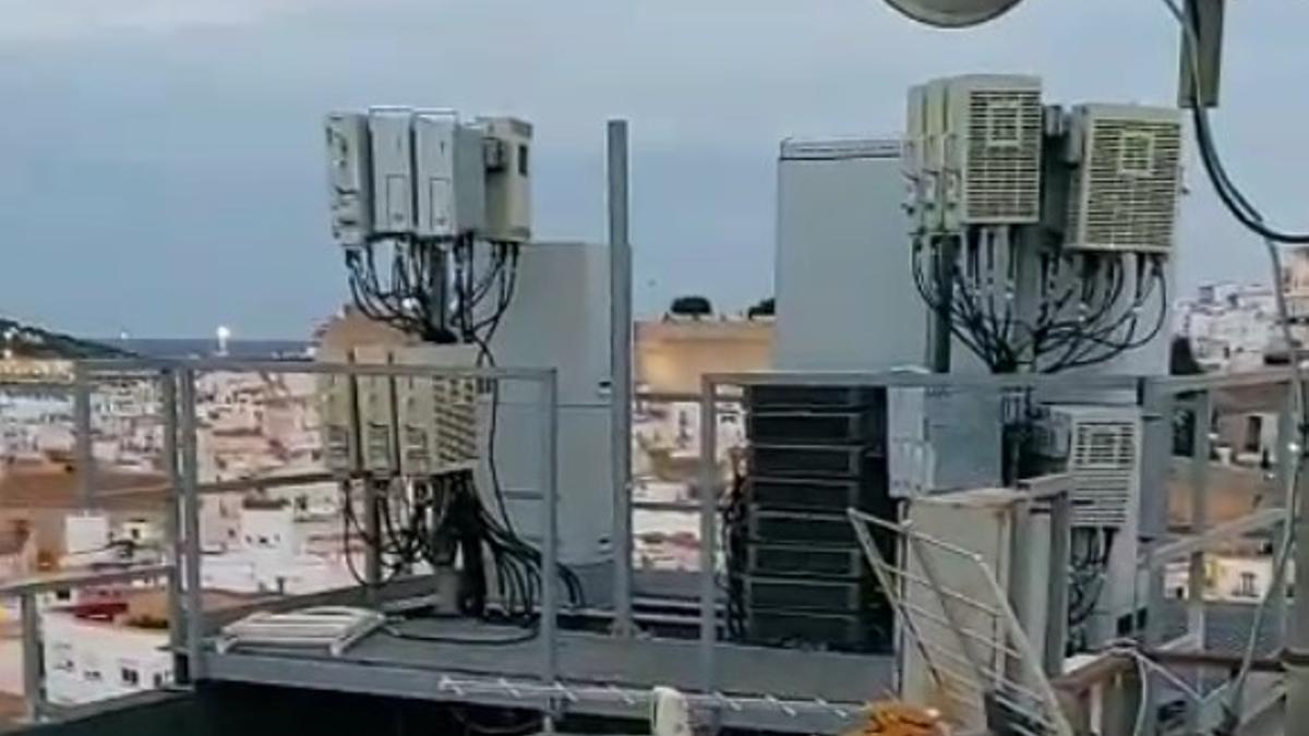 Infraestructura colocada por Vodafone