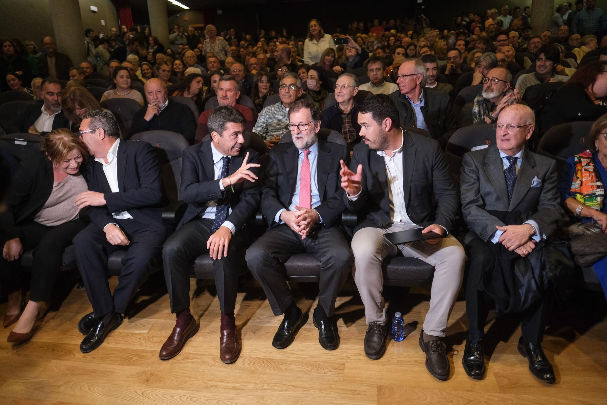 El expresidente Mariano Rajoy visita Villena con motivo del acto de presentación del nuevo candidato a la alcaldía Miguel Ángel Salguero
