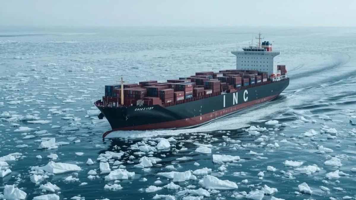 La ruta ártica reduce a la mitad la duración de las travesías por los trayectos habituales