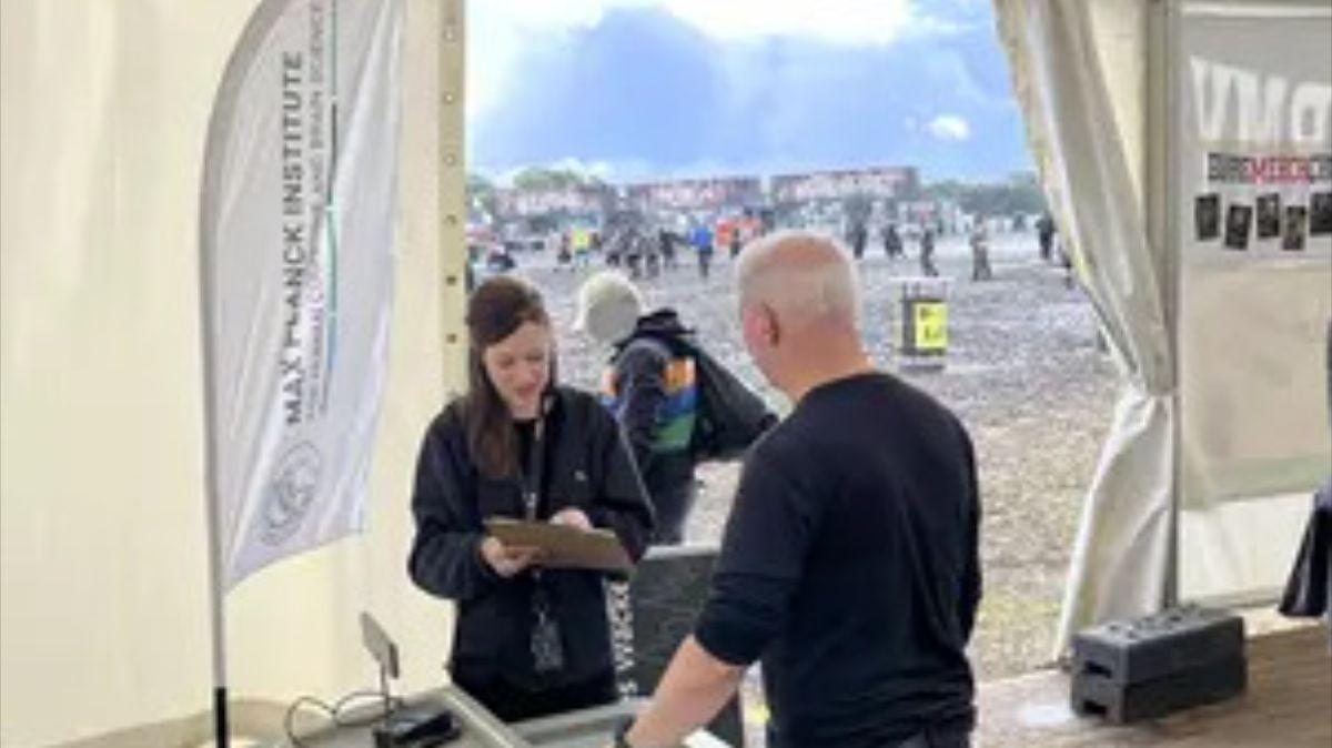 122 aficionados al metal participaron en el experimento en el Wacken Open Air.
