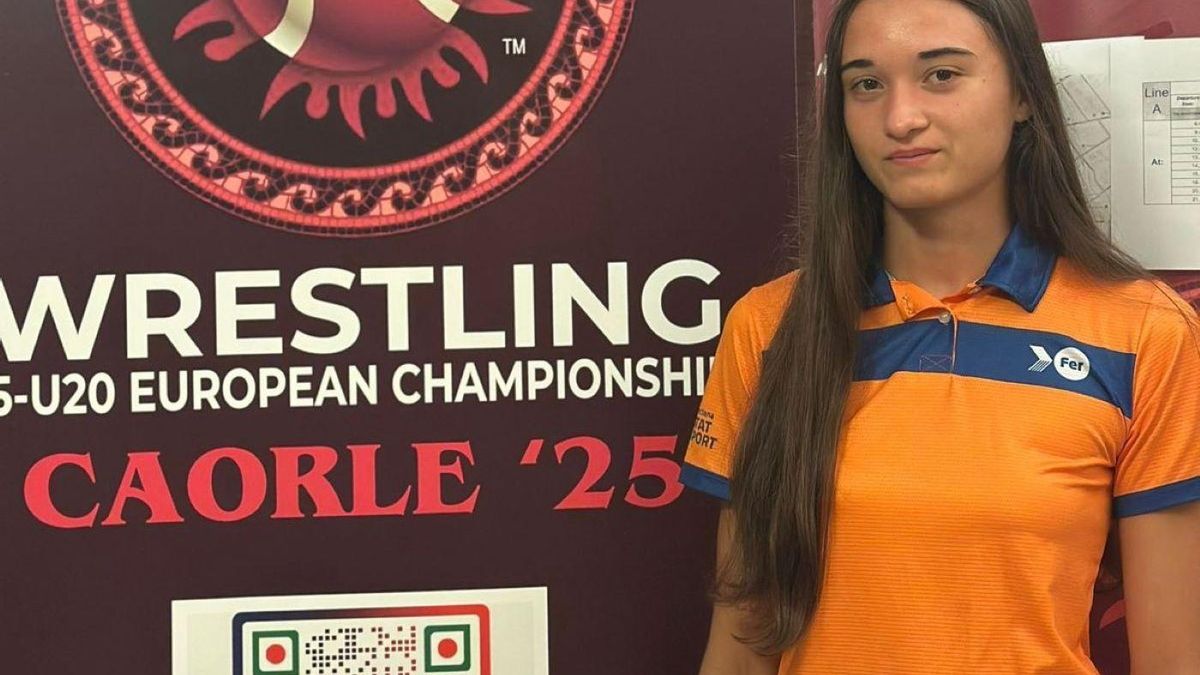 Pau Gimeno en el Europeo.