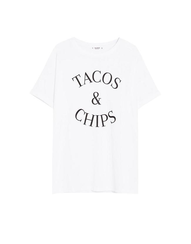 La camiseta con mensaje