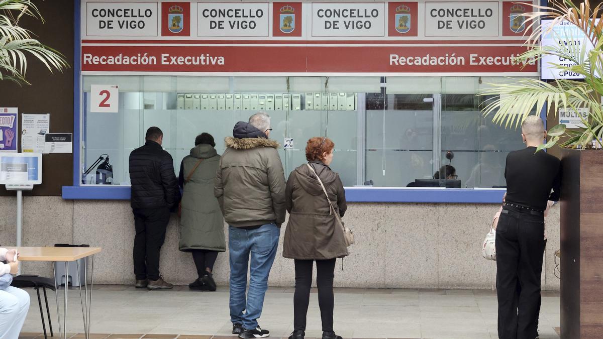 Ventanillas de recaudación ejecutiva en el Concello de Vigo