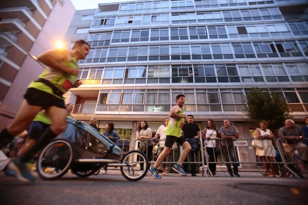 Nuevo éxito de la carrera nocturna de As Travesas con más de 1.300 participantes