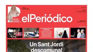 La portada de EL PERIÓDICO del 24 de abril de 2025