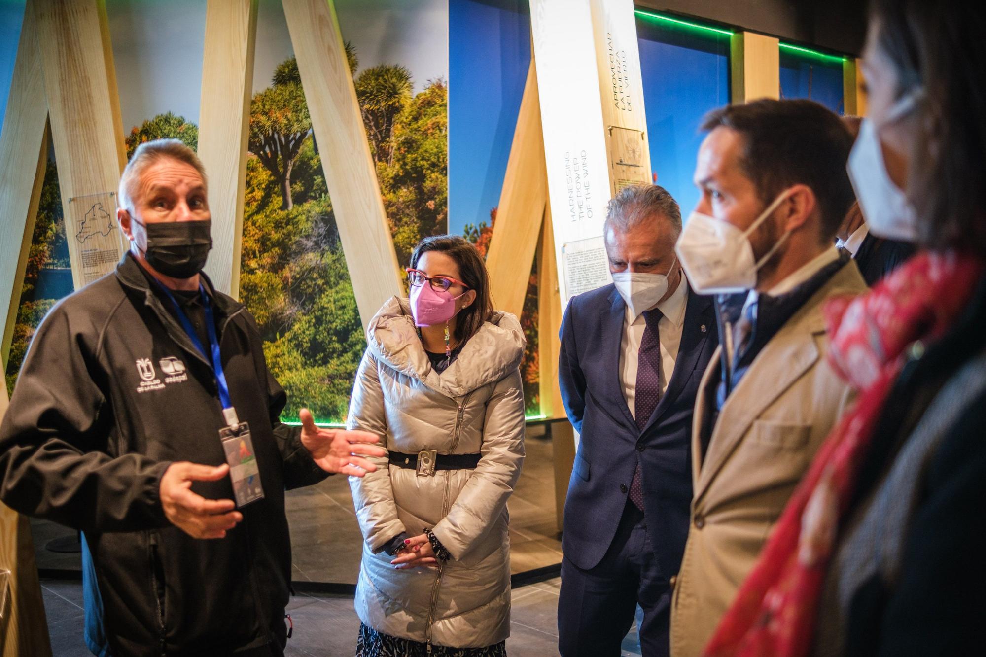 Inauguración del centro de interpretación en el Roque de los Muchachos, en La Palma (19/12/2021)