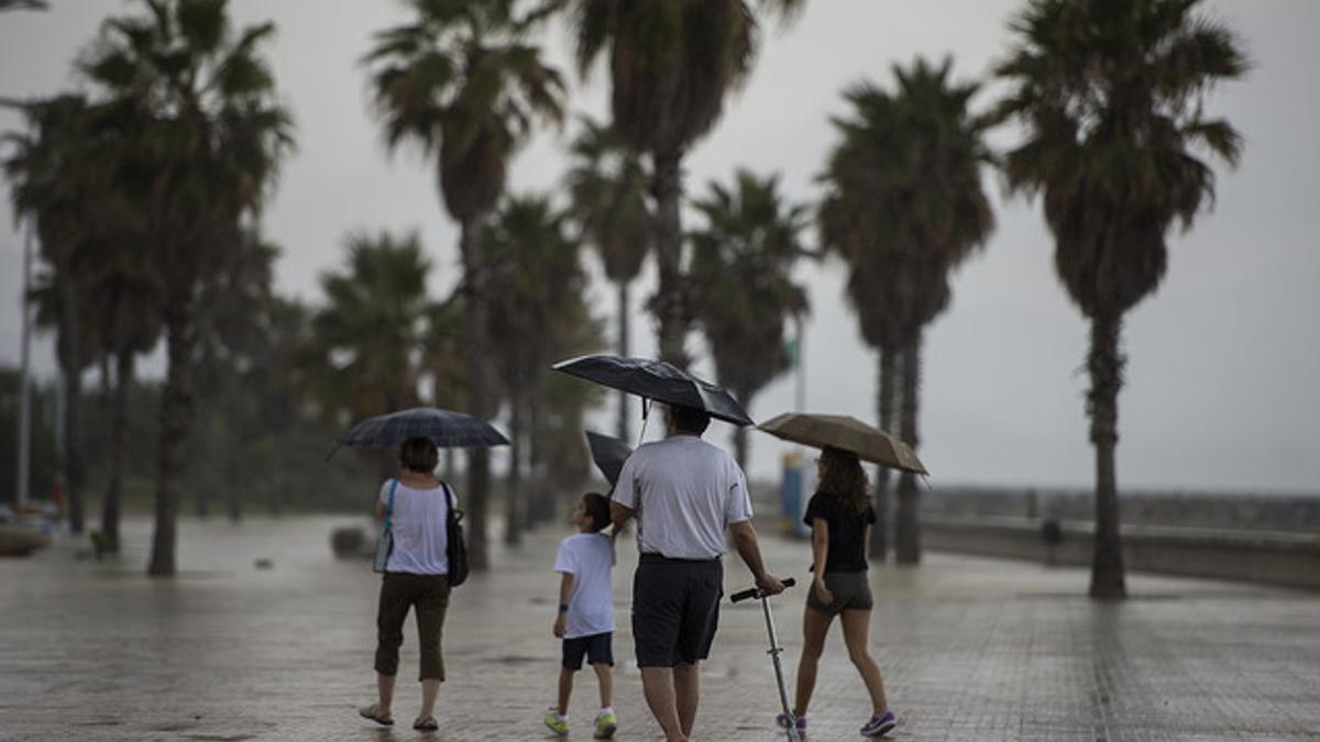 Nueva alerta por tormentas fuertes en el este de Catalunya