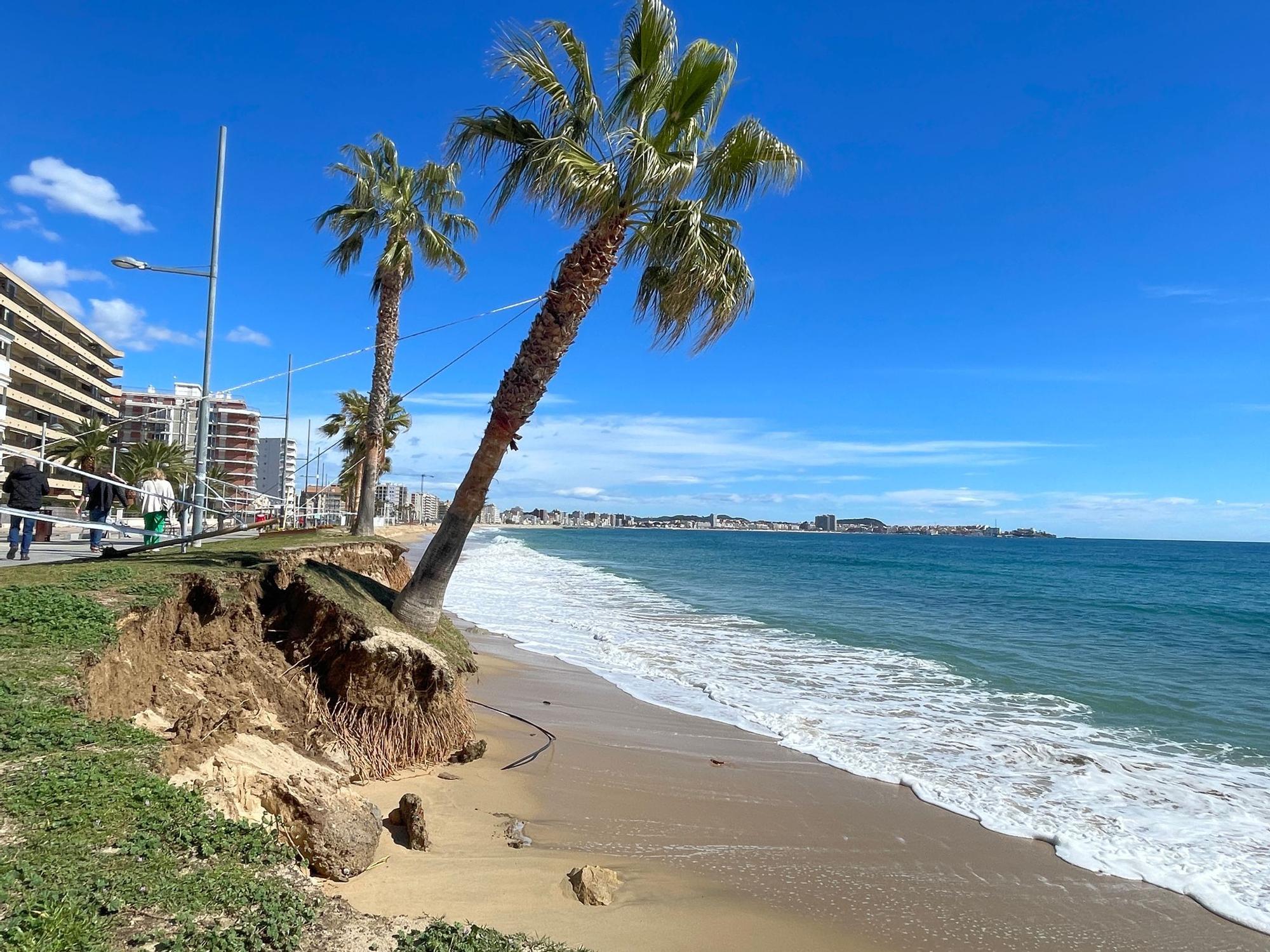 Els efectes del temporal a Torre Valentina