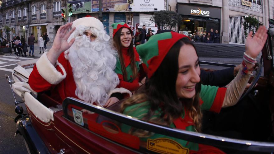 Papá Noel pone rumbo a Vigo: esta es su agenda de Navidad en la ciudad
