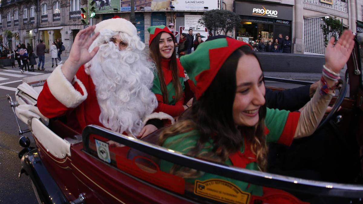 Papá Noel llegará a la Navidad de Vigo el próximo viernes 26 de noviembre de 2021.