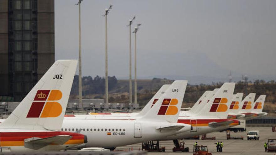 Un vuelo de Iberia a Madrid sale con dos horas y media de retraso