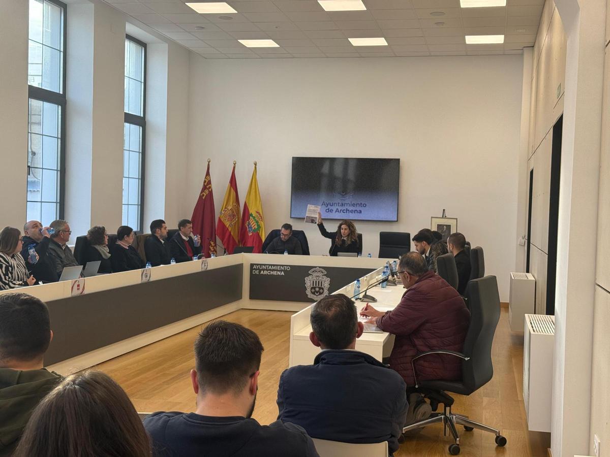 Un momento de la celebración del Pleno Extraordinario