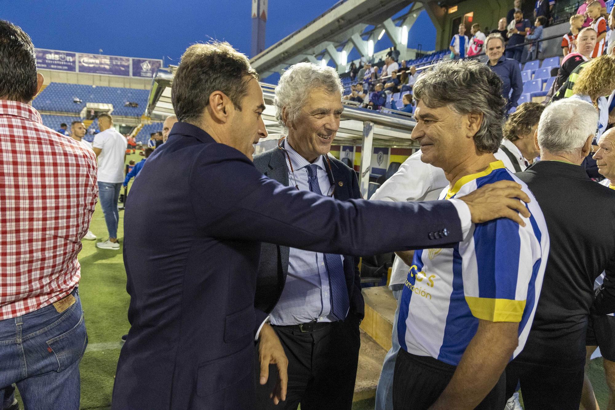 Leyendas del Hércules frente a leyendas de la Selección Española: Las imágenes del partido del Centenario