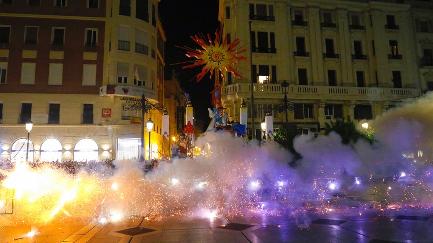La cremá, en las Tendillas