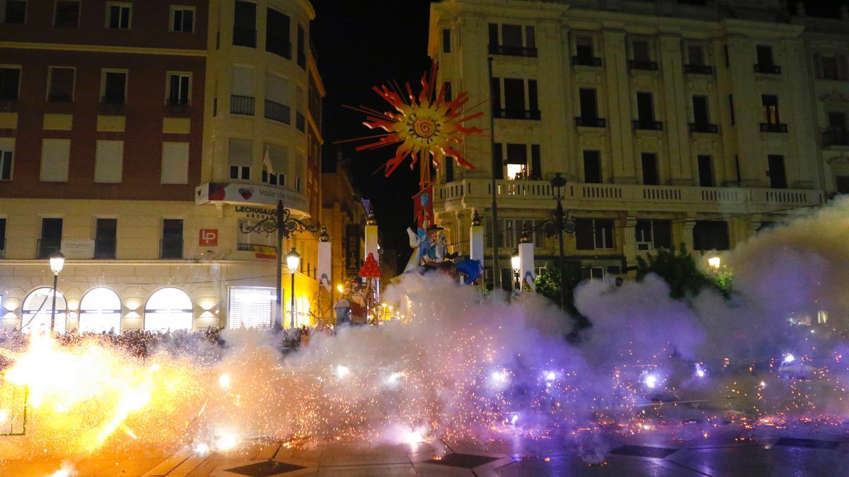 La cremá, en las Tendillas