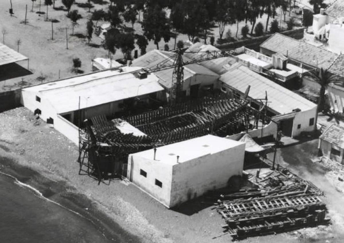 Los Astilleros Juaristi, anteriores a Astilleros Nereo, en 1960.