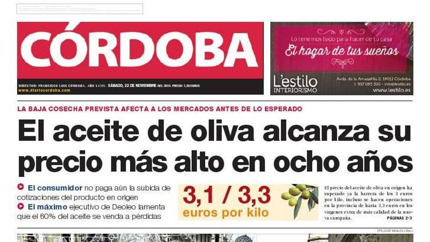 La portada de CÓRDOBA