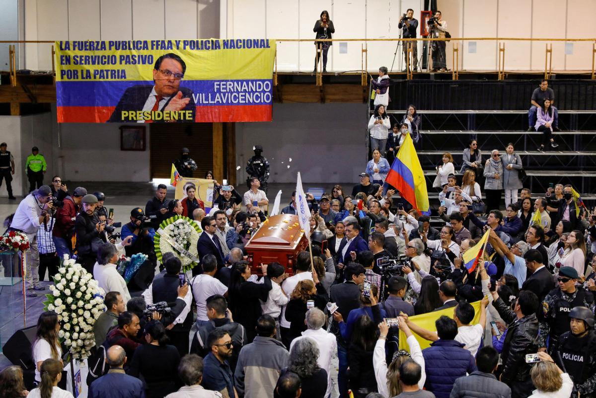 Quito despide al candidato asesinado Fernando Villavicencio