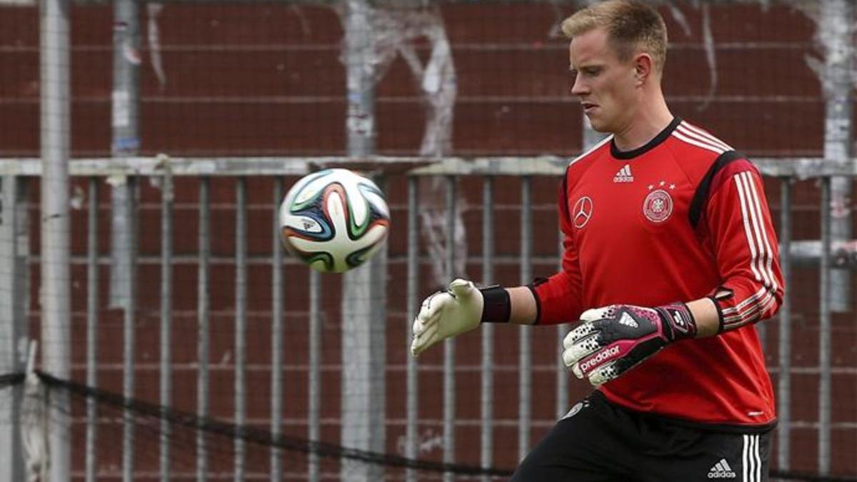 Ter Stegen, con la selección alemana