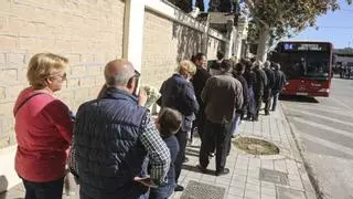 La línea especial de autobús al Cementerio de Alicante pasará cada diez minutos por el Día de Todos los Santos