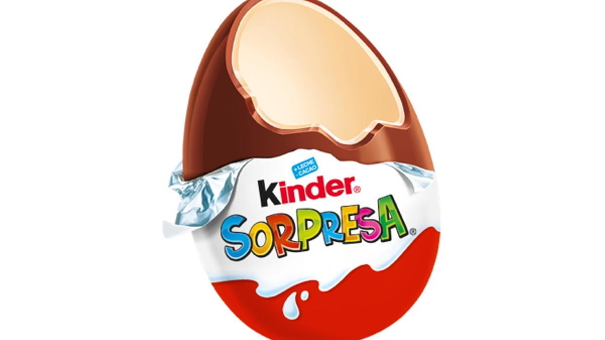 Imagen promocional de un huevo Kinder Sorpresa.