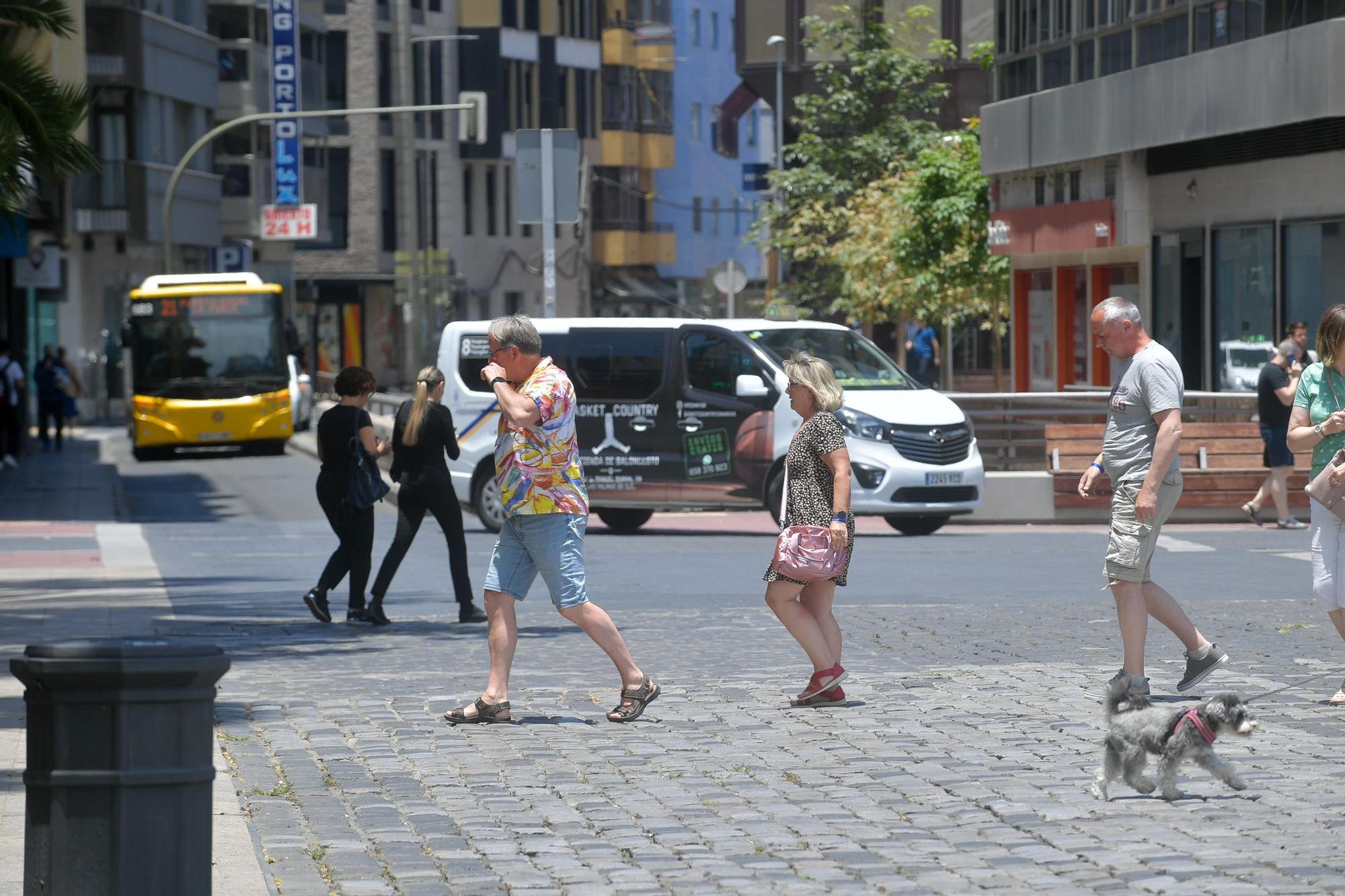 Turistas en Las Palmas de Gran Canaria