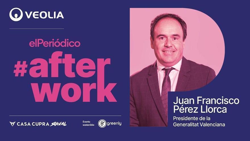 El presidente de la Generalitat Valenciana, Juan Francisco Pérez Llorca, en el Afterwork de EL PERIÓDICO