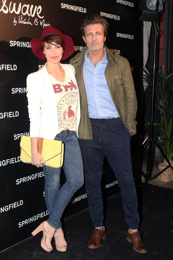 Nerea Garmendia y Jesús Olmedo en la Fiesta Springfield