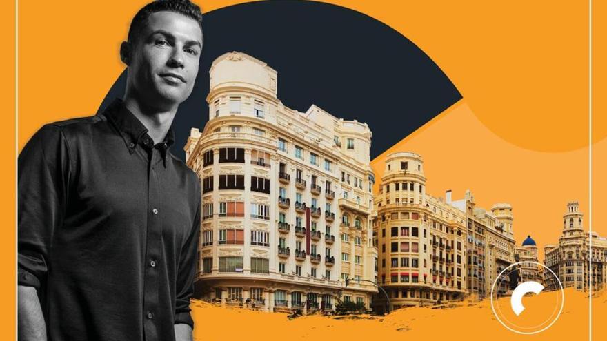Cristiano Ronaldo aterriza en València con su tercera clínica  de trasplantes capilares ubicada en España