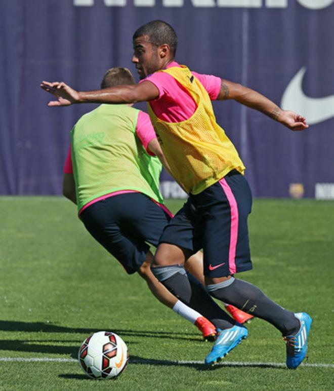 Las imágenes del entreno del Barça