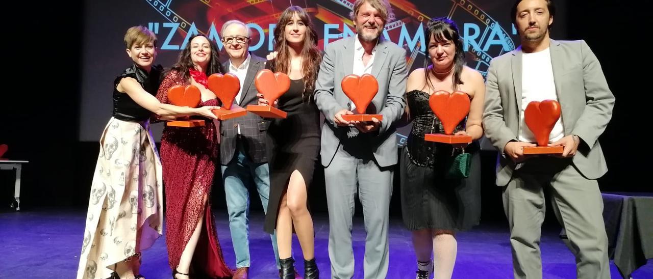 Premiados en el Festival de Cine de Comedia de Zamora, junto a integrantes del jurado