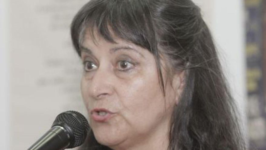 La artista Maribel Longueira, en un acto en 2014. | LOC