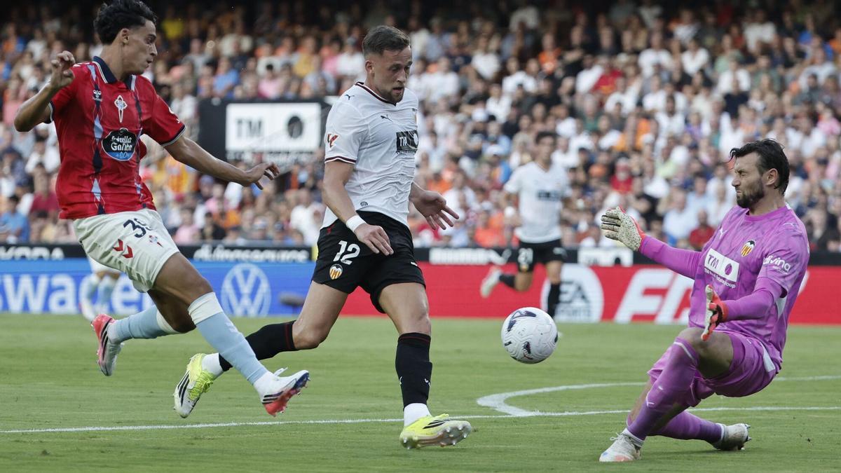 Las mejores imágenes del Valencia - Celta