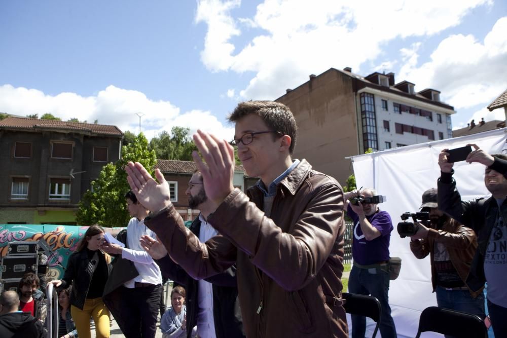 Acto de Podemos con Íñigo Errejón en La Felguera