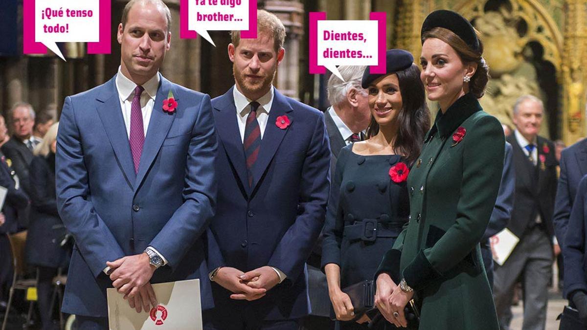 Los Duques de Cambridge y los Duques de Sussex